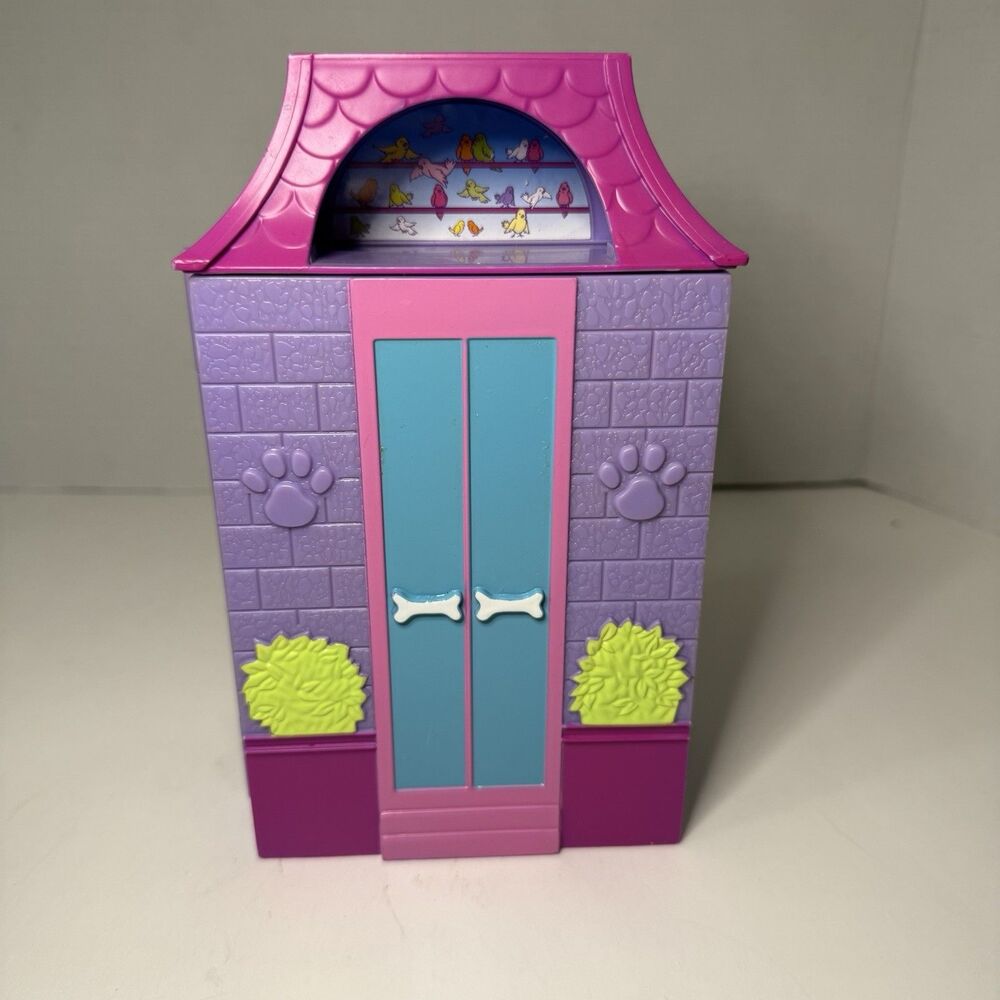 Vintage Y2K Polly Pocket Happenin’ Pet Salon Loose Set 2001 Pets And Accessories